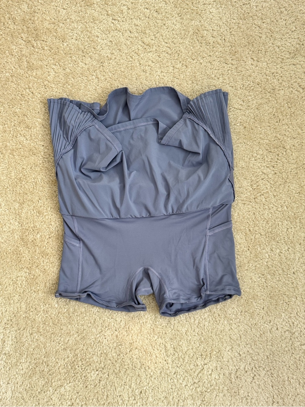 🔹 Lululemon Women’s Active Pleated Performance Short Skort - Slate Blue Size 6 - Picture 3 of 4